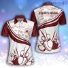 Personalized Female Bowling Polo Shirt Gift For Bowling Lover