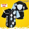Racing 92 Sports Logo Jersey Baseball Shirt Custom Name With Diamond Brush Pattern For Men And Women