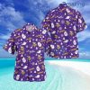 Minnesota Vikings Christmas Pattern Button Down Tropical Hawaiian Shirt