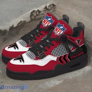 Atlanta Falcons NFL Air Jordan 4 Custom Name Sneaker For Fans Product Photo 4