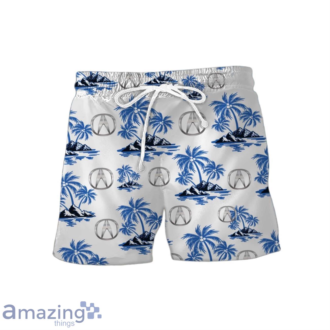 Acura Combo Hawaiian Shirt & Short Summer Beach For Fans image Acura Combo Hawaiian Shirt & Short Summer Beach For Fans Product Photo 3