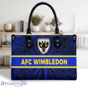 AFC Wimbledon Leather Handbag Custom Name Nice Gift For Women, Mother Day Product Photo 2