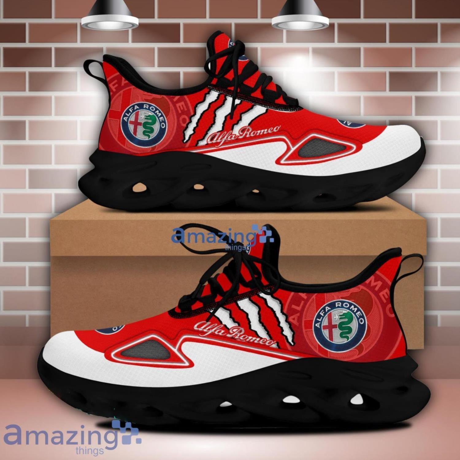 Alfa Romeo Max Soul Shoes Wolf Scratches Designs New Sneakers For Men And Women image Alfa Romeo Max Soul Shoes Wolf Scratches Designs New Sneakers For Men And Women Product Photo 4