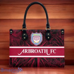 Arbroath F.C. Leather Handbag Custom Name Gift For Women Product Photo 2