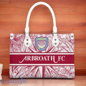 Arbroath F.C. Leather Handbag Custom Name Gift For Women Product Photo 3
