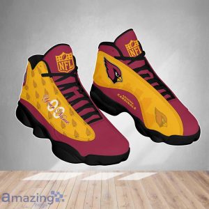 Arizona Cardinals NFL Air Jordan 13 Shoes Custom Number & Name Trending Product Photo 2
