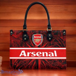 Arsenal F.C. Leather Handbag Custom Name Gift For Women Product Photo 2