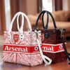 Arsenal F.C. Leather Handbag Custom Name Gift For Women
