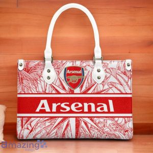 Arsenal F.C. Leather Handbag Custom Name Gift For Women Product Photo 3