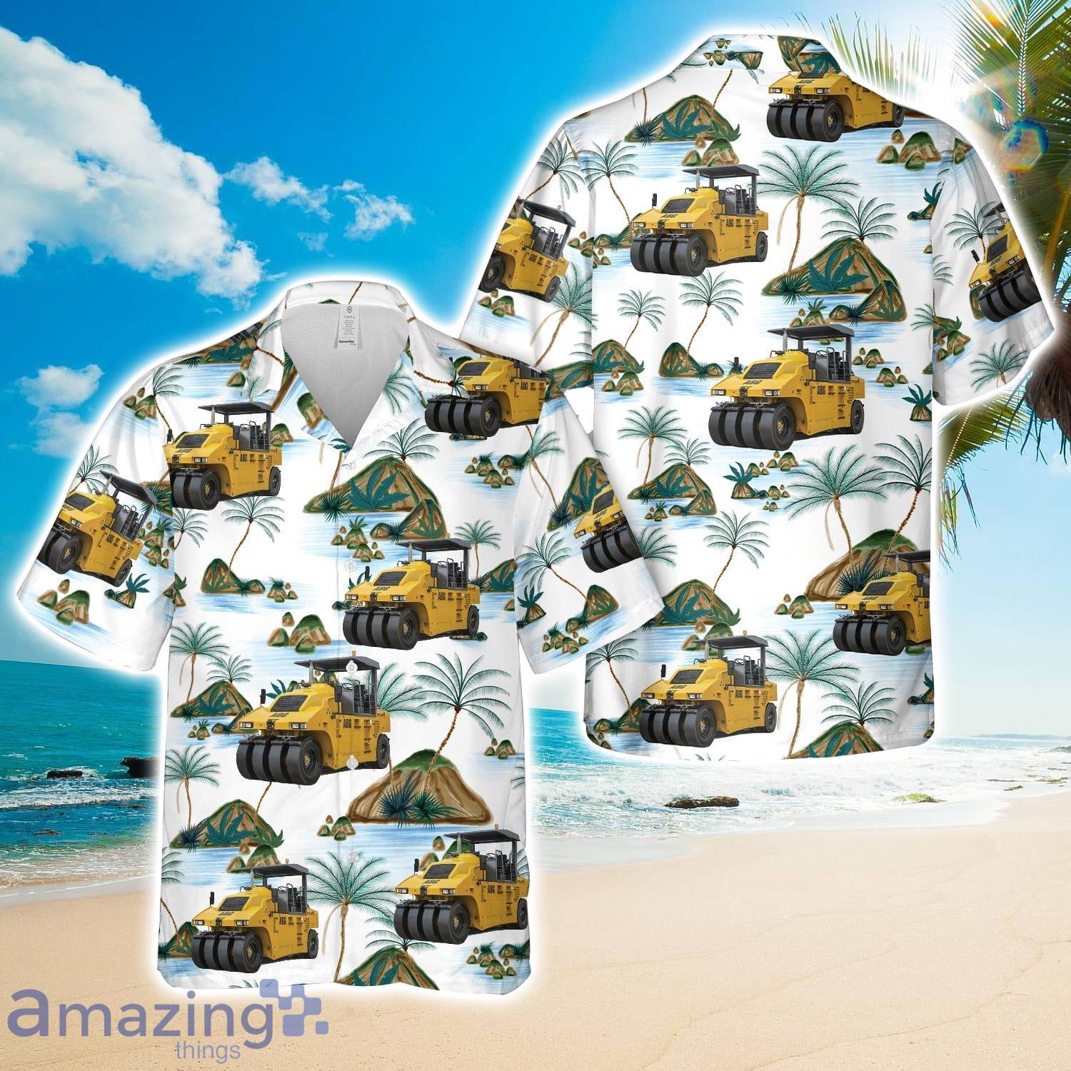 Asphalt Compactor Hawaiian Shirt Cute Summer Gift image Asphalt Compactor Hawaiian Shirt Cute Summer Gift Product Photo 1