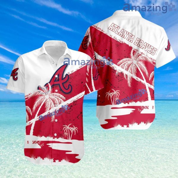 Atlanta Braves Mlb Sport Hawaiian Shirt Tropical Brush Grunge Elegant Style For Men And Women Product Photo 1