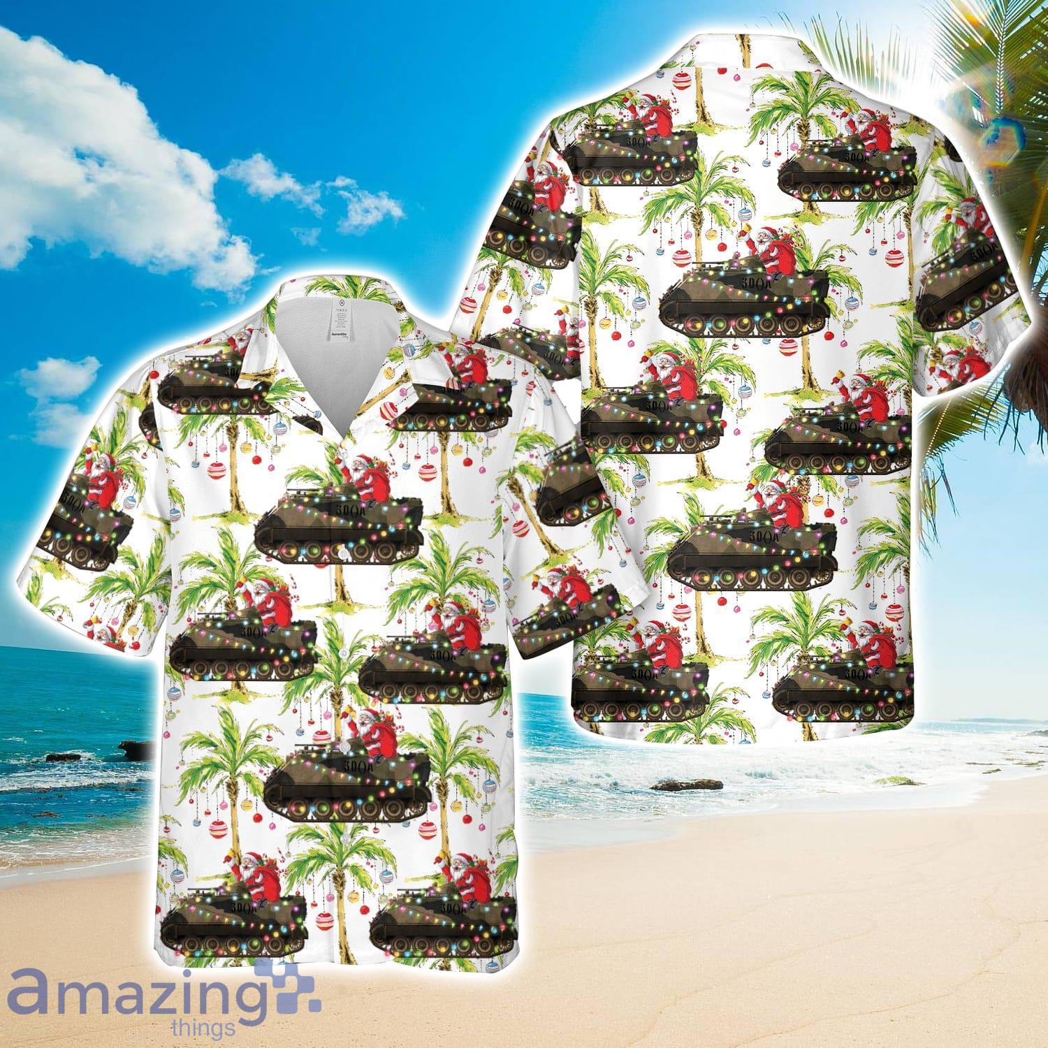 Australian Army M113A1 LRVAPC with the V150 Cadillac Gage T 50 turret Christmas Hawaiian Shirt Cute Summer Gift image Australian Army M113A1 LRVAPC with the V150 Cadillac-Gage T-50 turret Christmas Hawaiian Shirt Cute Summer Gift Product Photo 1
