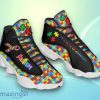 Autism Awareness Colorfull Air Jordan 13 Shoes Special Gift