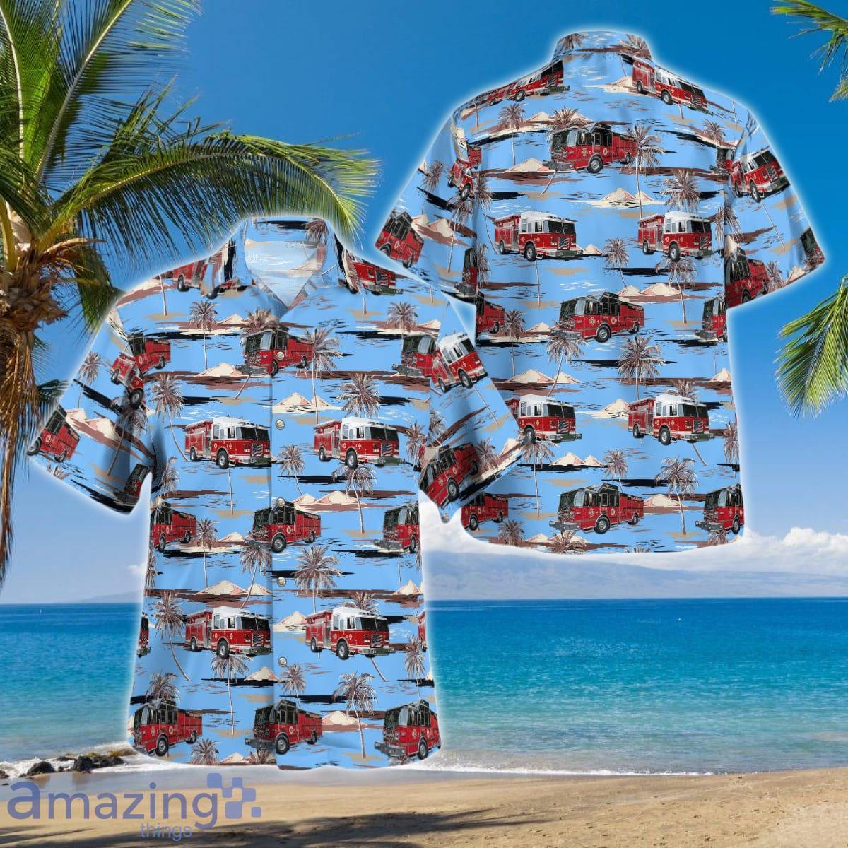 Ballston Spa, New York, Union Fire Company Hawaiian Shirt Best Gift image Ballston Spa, New York, Union Fire Company Hawaiian Shirt Best Gift Product Photo 1