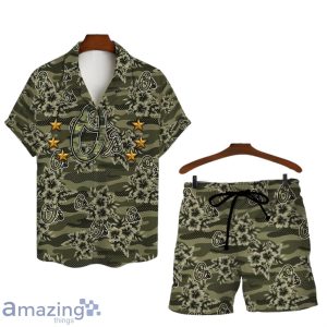 Baltimore Orioles Logo Camo Pattern 3D Hawaiian Shirt & Short Product Photo 1
