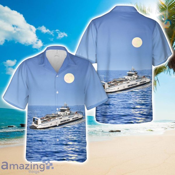BC Ferries Island Discovery Hawaiian Shirt 3D Printed Button Shirt Product Photo 1