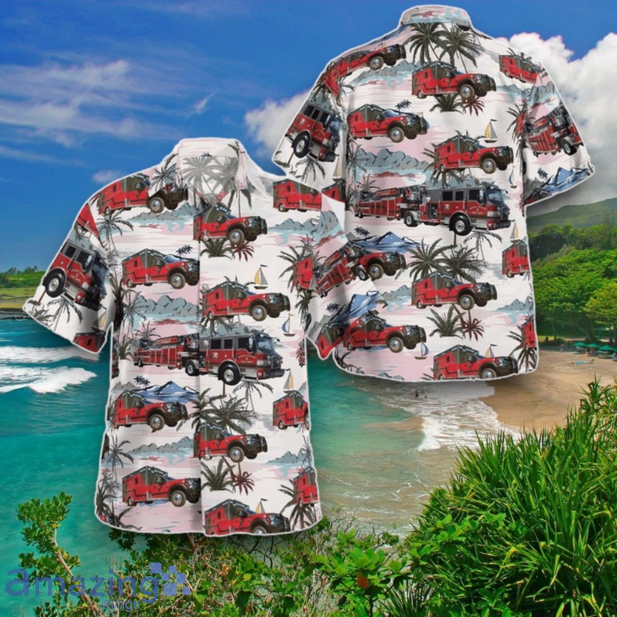 Bexar County Fire Department, San Antonio, Texas Hawaiian Shirt Unique Gift image Bexar County Fire Department, San Antonio, Texas Hawaiian Shirt Unique Gift Product Photo 1