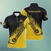 Billiard Polo Shirts, Ball Pool Back Yellow Name Billiard Shirts Style Gift