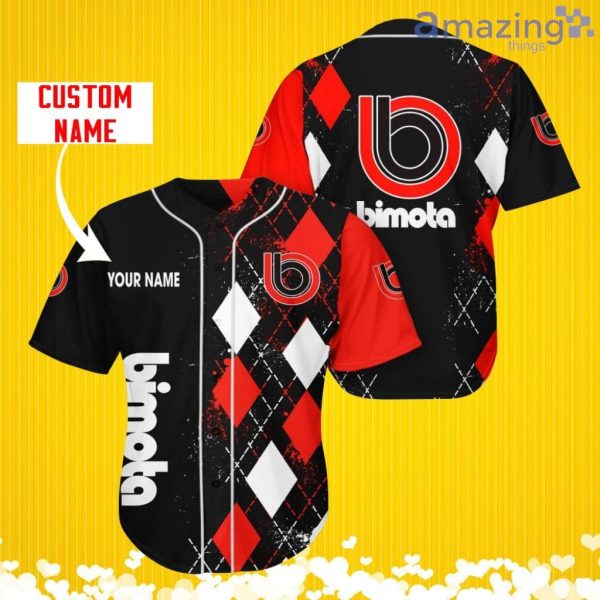 Bimota Sports Logo Jersey Baseball Shirt Custom Name With Diamond Brush Pattern For Men And Women Product Photo 1