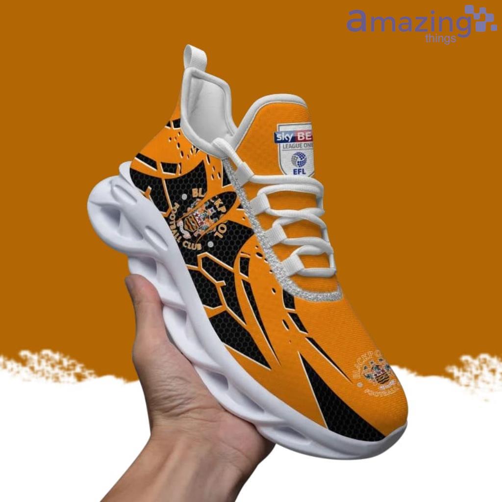 Blackpool F.C Brand Logo Clunky Max Soul Shoes Sneaker Classic Gift For Big Fans image Blackpool F.C Brand Logo Clunky Max Soul Shoes Sneaker Classic Gift For Big Fans Product Photo 1