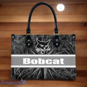 Bobcat Leather Handbag Custom Name Gift For Women Product Photo 2