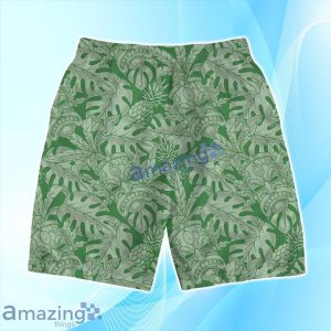Boston Celtics NBA Hawaiian Shirt & Short Summer Beach image Boston Celtics NBA Hawaiian Shirt & Short Summer Beach Product Photo 4