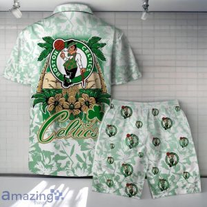 Boston Celtics - NBA The Land Of Sunshine Pattern Hawaiian Shirt And Short Product Photo 2