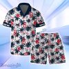 Boston Red Sox MLB Logo Coconut Tree Pattern Hawaiian Shirt & Short