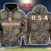 Bowling Green Falcons 3D Printing Army Camo Pattern Unisex Hoodies Custom Name For Fans