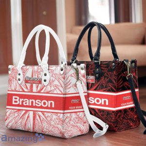 Branson Tractors Leather Handbag Custom Name Gift For Women Product Photo 1