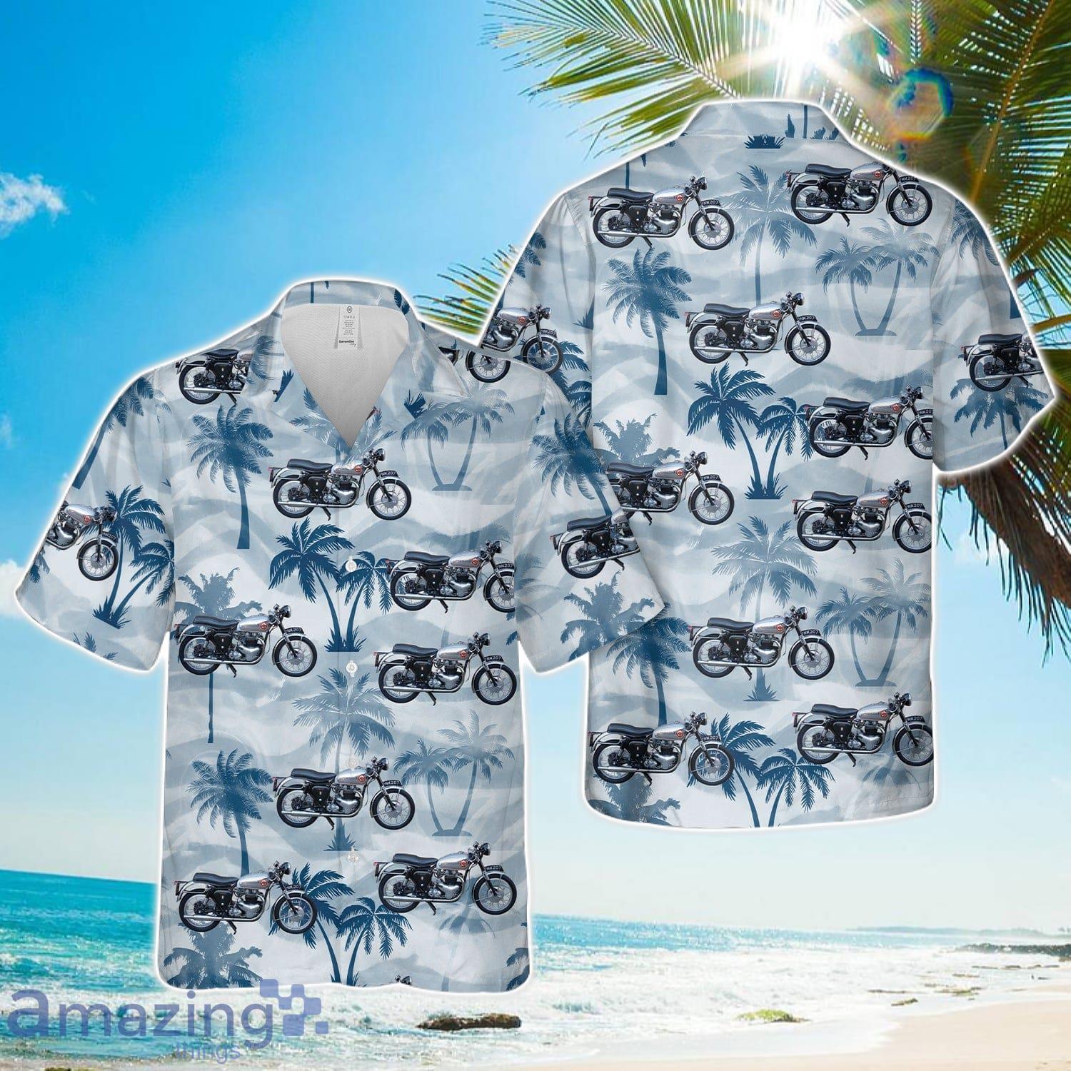 BSA Classic Motorcycle A10 Rocket Gold Star (1962 1963) Hawaiian Shirt Unisex For Men Women image BSA Classic Motorcycle A10 Rocket Gold Star (1962-1963) Hawaiian Shirt Unisex For Men Women Product Photo 1