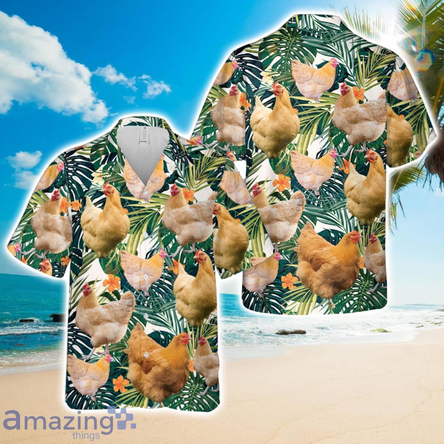 Buff Orpington Chicken Hawaiian Shirt Unisex For Men Women image Buff Orpington Chicken Hawaiian Shirt Unisex For Men Women Product Photo 1