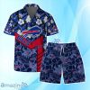 Buffalo Bills Logo Hibiscus Flower Hawaiian Shirt & Short Summer Beach