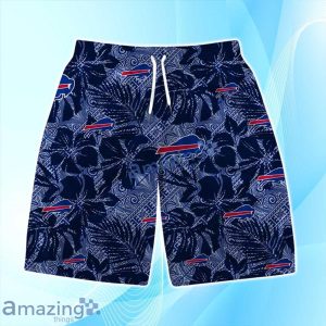 Buffalo Bills Logo Hibiscus Flower Hawaiian Shirt & Short Summer Beach Product Photo 3