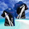 Buffalo Bills Primary Logo 3D Print Fashion Button Down Hawaiian Shirt Gift For Men And Women