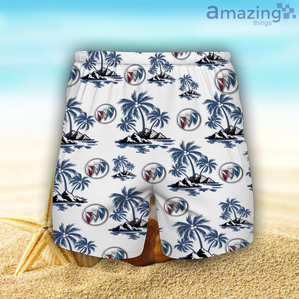 Buick Hawaiian Shirt And Shorts Trendy Beach Season For Men And Women image Buick Hawaiian Shirt And Shorts Trendy Beach Season For Men And Women Product Photo 2