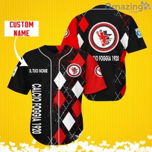 Calcio Foggia 1920 Sports Logo Jersey Baseball Shirt Custom Name With Diamond Brush Pattern For Men And Women Product Photo 1