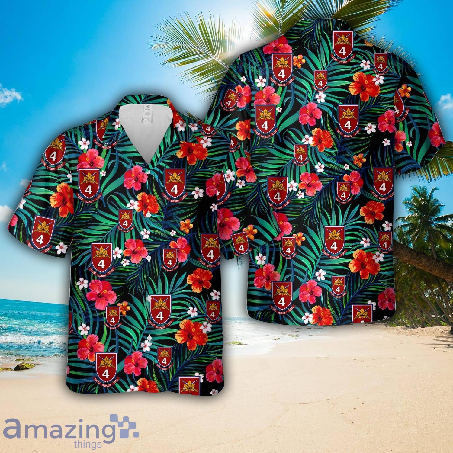 Canadian Army 4 Engineer Support Regiment Hawaiian Shirt Unisex For Men Women image Canadian Army 4 Engineer Support Regiment Hawaiian Shirt Unisex For Men Women Product Photo 1