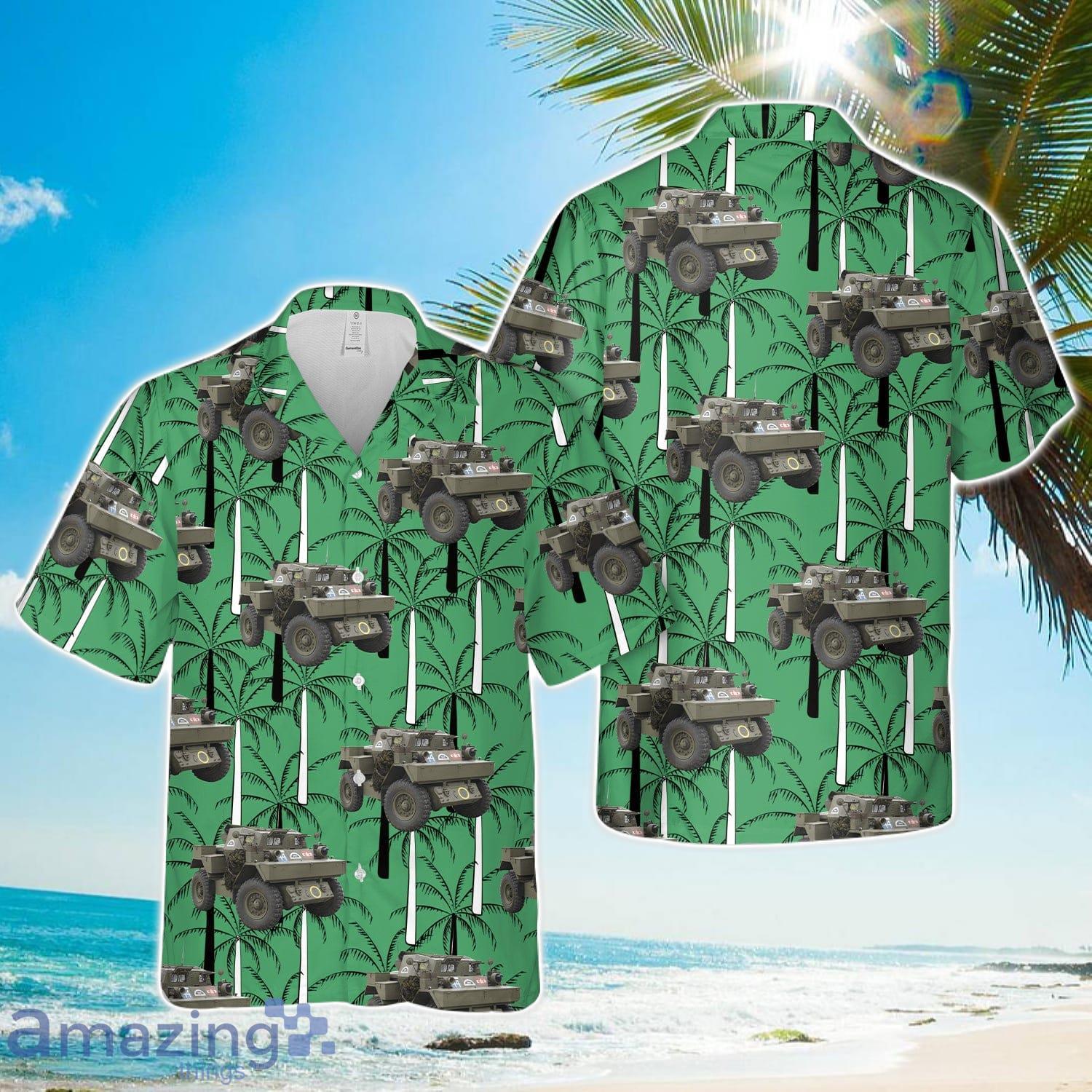 Canadian Army Lynx Scout Car In WW2 Hawaiian Shirt Cute Summer Gift image Canadian Army Lynx Scout Car In WW2 Hawaiian Shirt Cute Summer Gift Product Photo 1