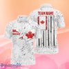 Canadian Flag Billiard Player Polo Shirts, Billiard Shirt Designs Special Gift