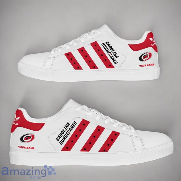 Carolina Hurricanes NHL Custom Name New StanSmith Shoes Gifts For Fans Product Photo 1
