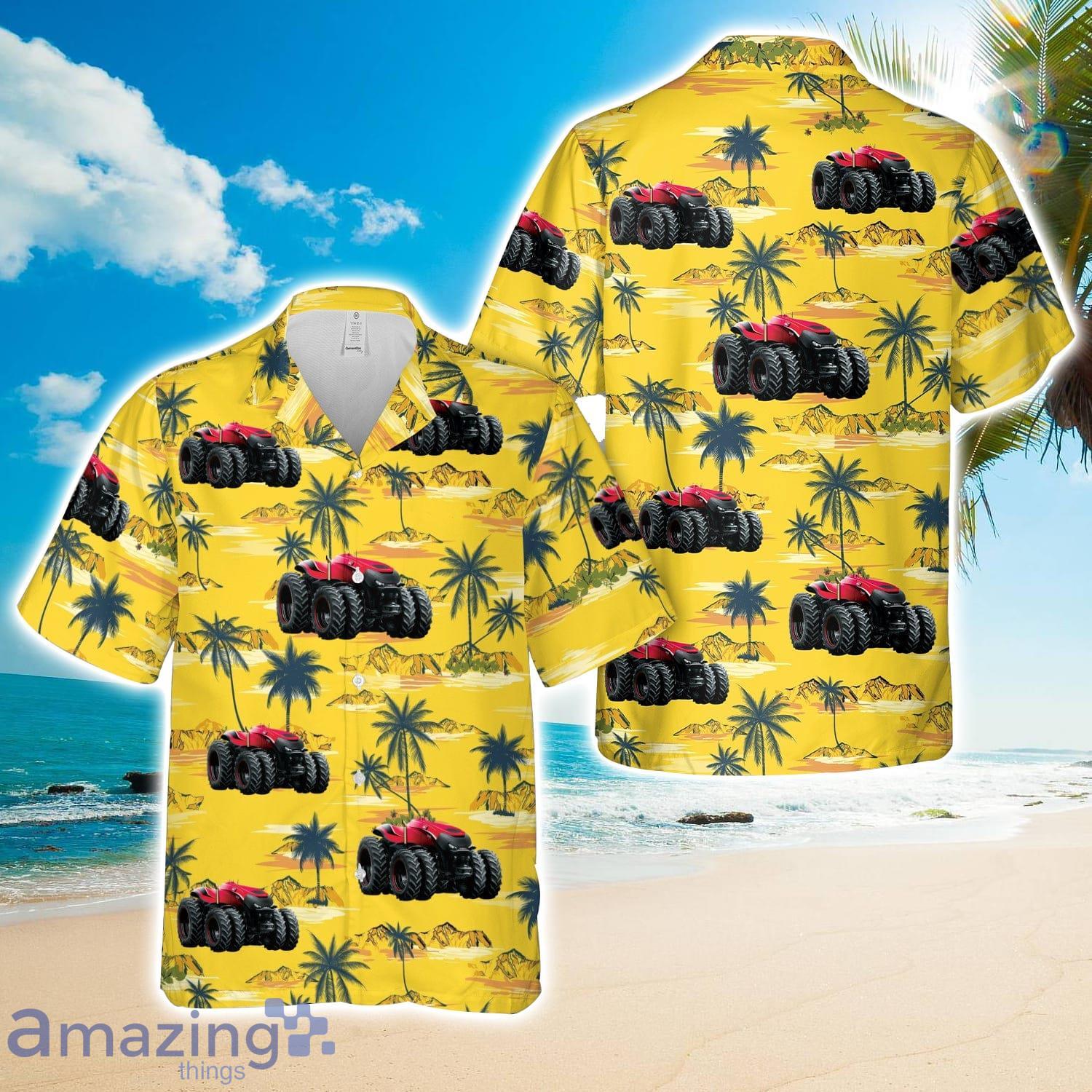 Case IH Autonomous Concept Tractor Hawaiian Shirt 3D Printed Beach Lover Gift Product Photo 1