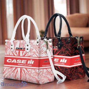 Case IH Leather Handbag Custom Name Gift For Women Product Photo 1