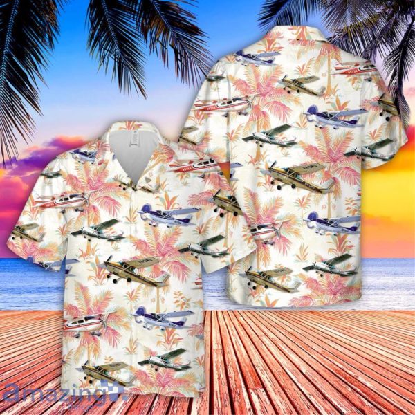 Cessna 182 Skylane Hawaiian Shirt 3D Printed Button Shirt Product Photo 1