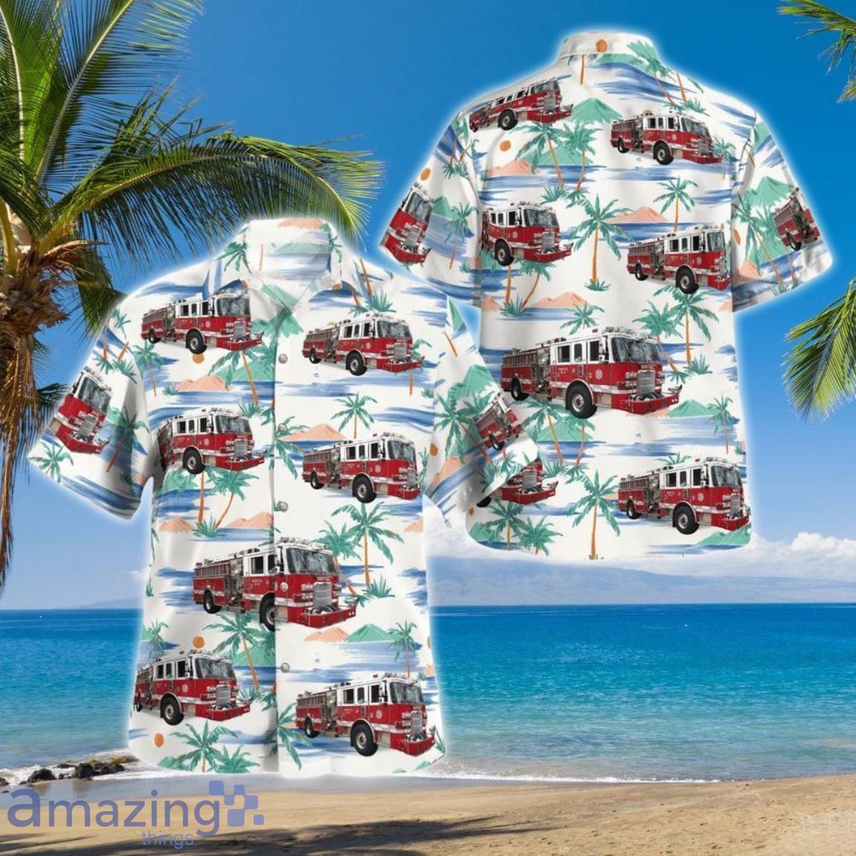 Cherry Hill, Camden County, Cherry Hill FD Hawaiian Shirt Best Gift image Cherry Hill, Camden County, Cherry Hill FD Hawaiian Shirt Best Gift Product Photo 1