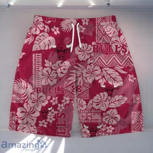 Chicago Bulls Team Logo Pattern Retro Magic Hawaiian Shirt And Short image Chicago Bulls Team Logo Pattern Retro Magic Hawaiian Shirt And Short Product Photo 3