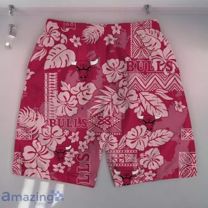 Chicago Bulls Team Logo Pattern Retro Magic Hawaiian Shirt And Short image Chicago Bulls Team Logo Pattern Retro Magic Hawaiian Shirt And Short Product Photo 4