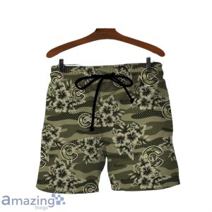 Chicago Cubs Logo Camo Pattern 3D Hawaiian Shirt & Short Product Photo 3