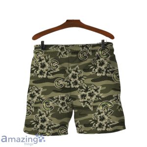 Chicago Cubs Logo Camo Pattern 3D Hawaiian Shirt & Short Product Photo 4