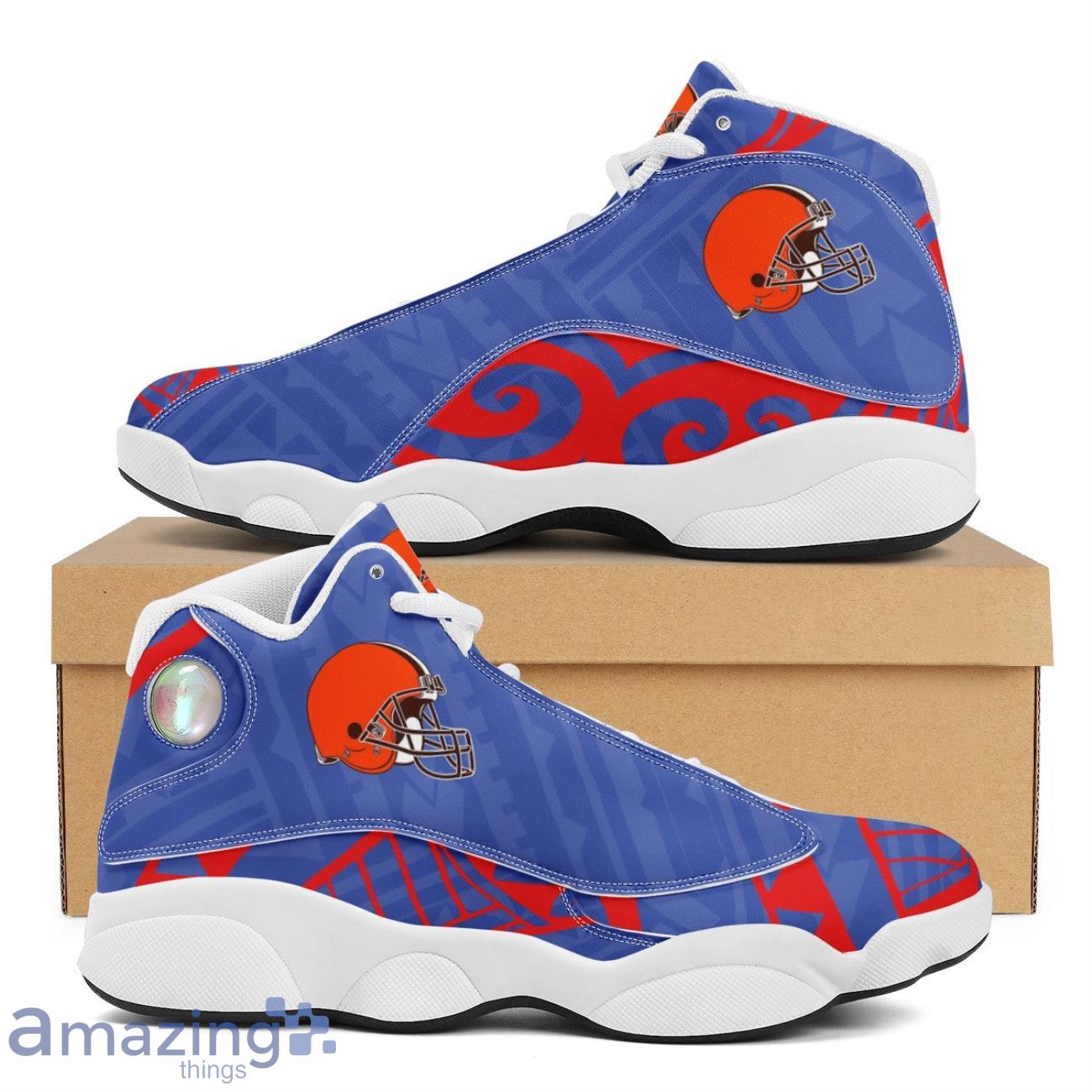 Cleveland Browns Air Jordan 13 Trending 2024 Shoes For Fans image Cleveland Browns Air Jordan 13 Trending 2024 Shoes For Fans Product Photo 1